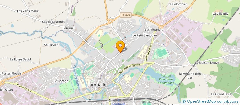 localisation de l'entreprise OCEANE  LAMBALLE-ARMOR