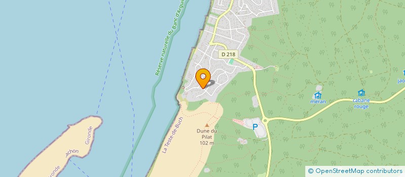 localisation de l'entreprise OCEANE à LA TESTE-DE-BUCH