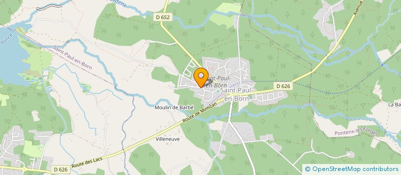 localisation de l'entreprise OCEANE  SAINT-PAUL-EN-BORN