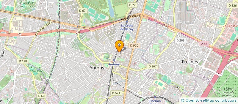 localisation de l'entreprise OCEANE BRUNET à ANTONY