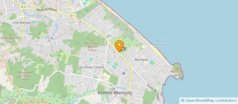localisation de l'entreprise OCEANE C & S  REMIRE-MONTJOLY