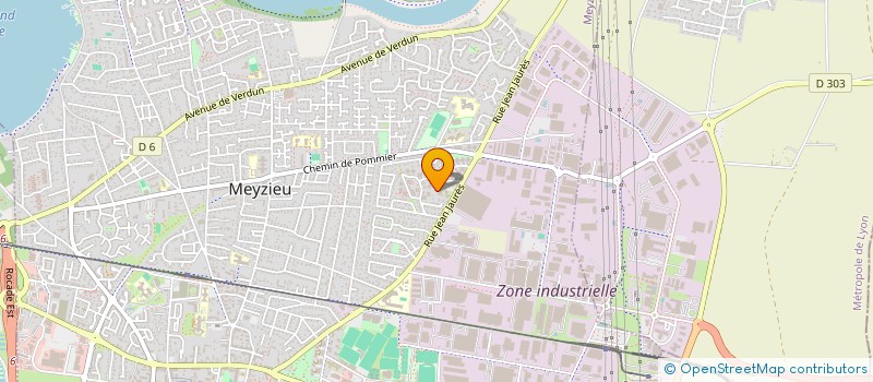 localisation de l'entreprise OCEANE.COM à MEYZIEU