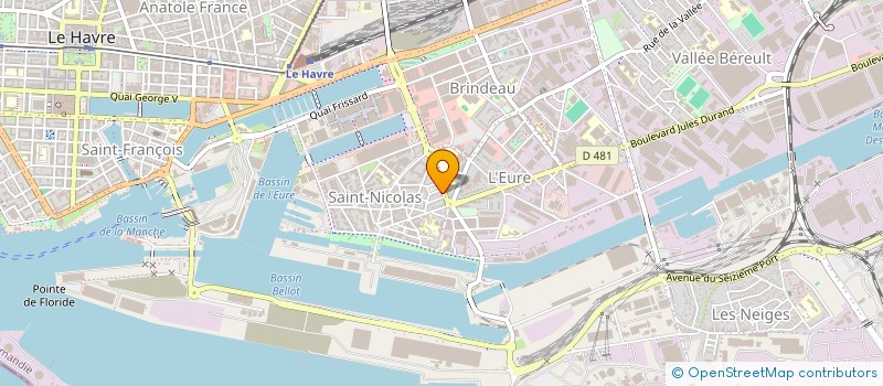 localisation de l'entreprise OCEANE CONDUITE à LE HAVRE