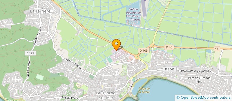 localisation de l'entreprise OCEANE COUVERTURE à LA TRANCHE-SUR-MER