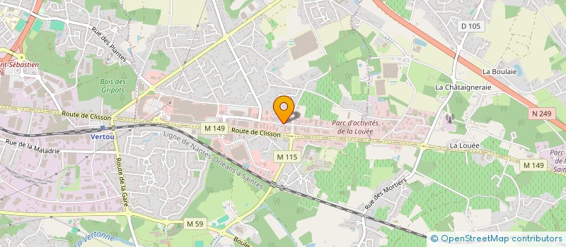 localisation de l'entreprise OCEANE DE TRAVAUX ET SERVICES  BASSE-GOULAINE