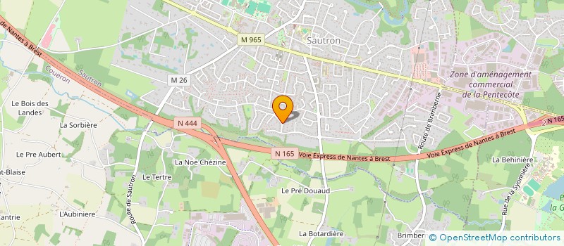 localisation de l'entreprise OCEANE DEVELOPPEMENT IMMOBILIER à SAUTRON