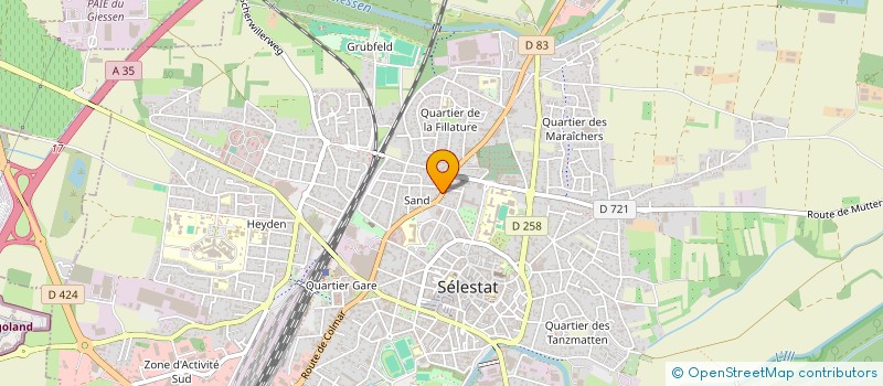 localisation de l'entreprise OCEANE DIFFUSION à SELESTAT