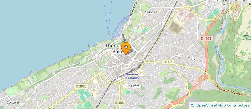 localisation de l'entreprise OCEANE DIVES à THONON-LES-BAINS