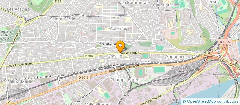 localisation de l'entreprise OCEANE HOME INVEST  LE HAVRE