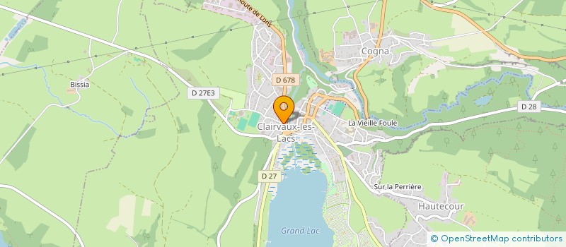 localisation de l'entreprise OCEANE IMMOBILIER  CLAIRVAUX-LES-LACS