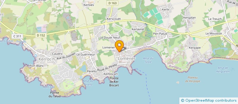 localisation de l'entreprise OCEANE IV à PLOEMEUR