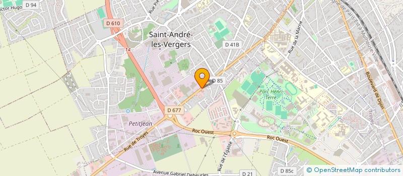 localisation de l'entreprise OCEANE JET à SAINT-ANDRE-LES-VERGERS