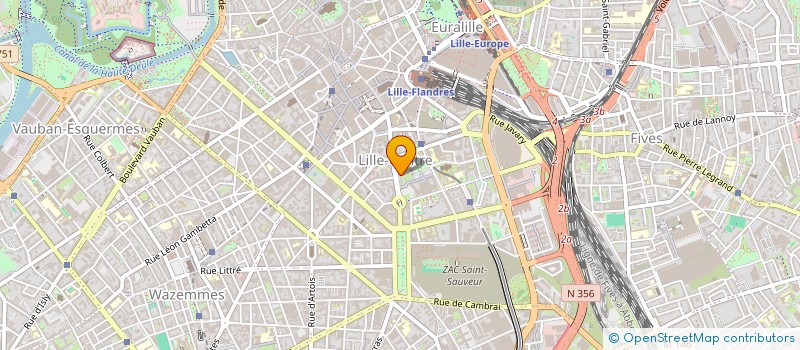 localisation de l'entreprise OCEANE JUNIORS à LILLE