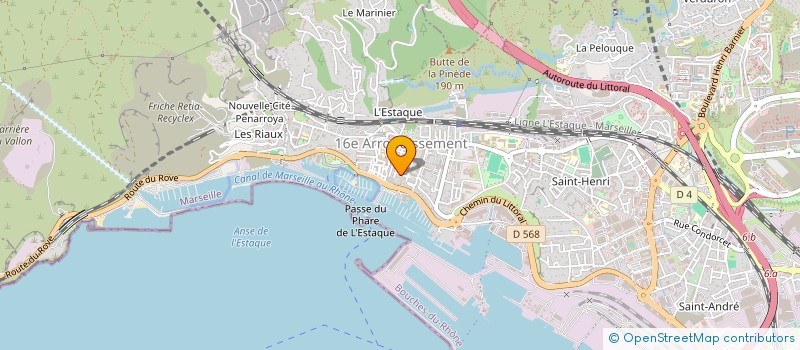localisation de l'entreprise OCEANE LOCATION SERVICES à MARSEILLE