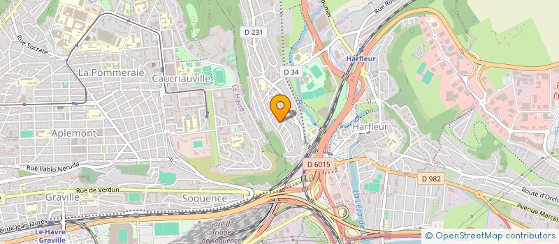 localisation de l'entreprise OCEANE MARKET  HARFLEUR