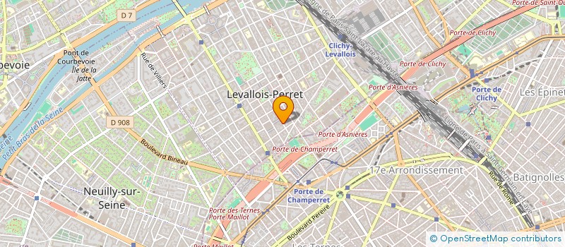 localisation de l'entreprise OCEANES à LEVALLOIS-PERRET