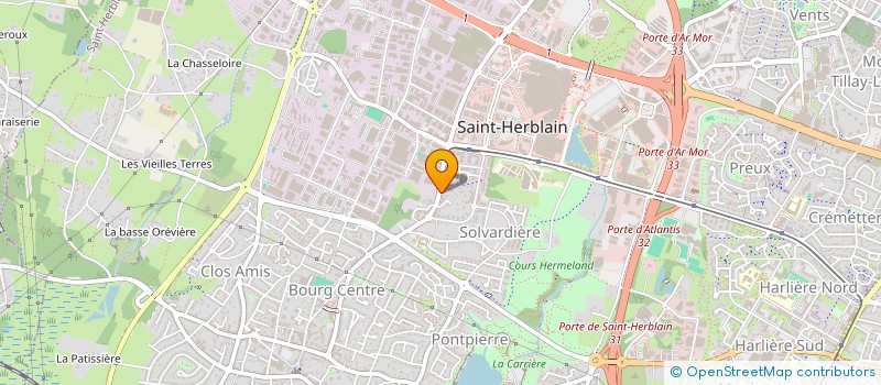 localisation de l'entreprise OCEANES AMBULANCES NANTES  SAINT-HERBLAIN