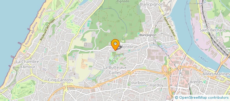 localisation de l'entreprise OCEANFLOW THIEBAUT  ANGLET