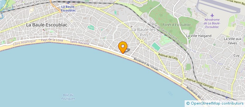 localisation de l'entreprise OCEANIA  LA BAULE-ESCOUBLAC