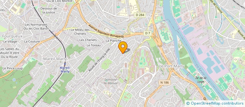 localisation de l'entreprise OCEANIA  LE PECQ