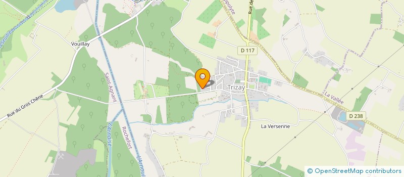 localisation de l'entreprise OCEANIA  TRIZAY