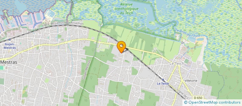 localisation de l'entreprise OCEANIC PISCINES  LE TEICH