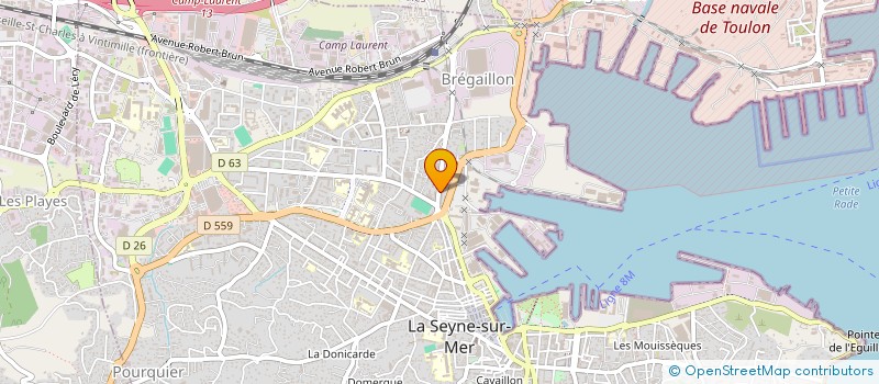 localisation de l'entreprise OCEANICA MULTIMEDIA  LA SEYNE-SUR-MER