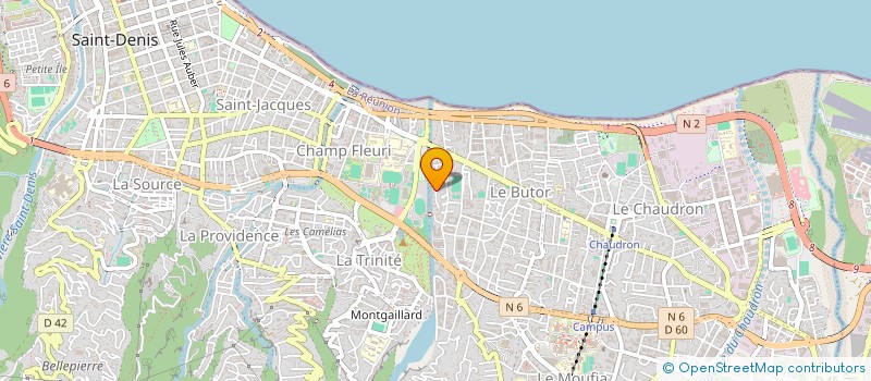 localisation de l'entreprise OCEANICOR à SAINT-DENIS