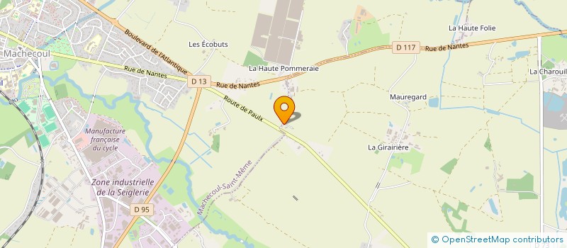 localisation de l'entreprise OCEANIDE MAREE  PAULX