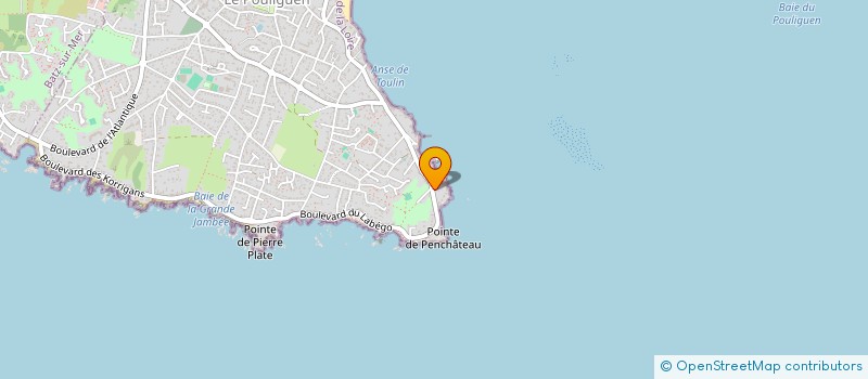 localisation de l'entreprise OCEANIDES  LE POULIGUEN