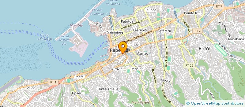 localisation de l'entreprise OCEANIENNE DE FINANCEMENT à PAPEETE
