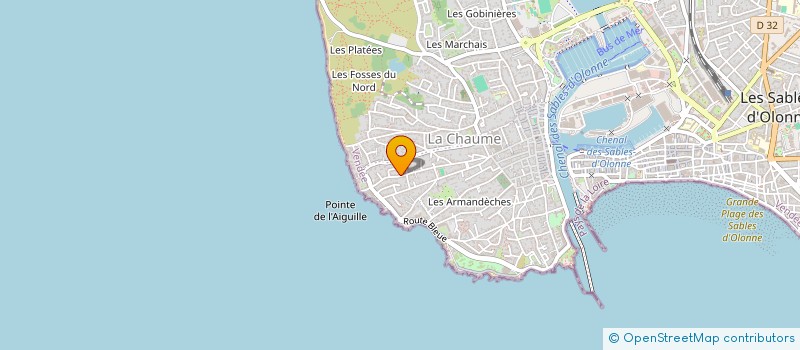 localisation de l'entreprise OCEANIKA CONCIERGERIE à LES SABLES D'OLONNE