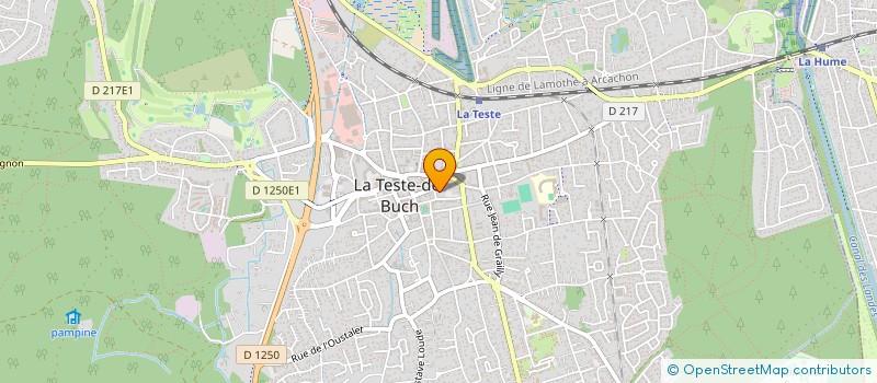 localisation de l'entreprise OCEANINA à LA TESTE-DE-BUCH