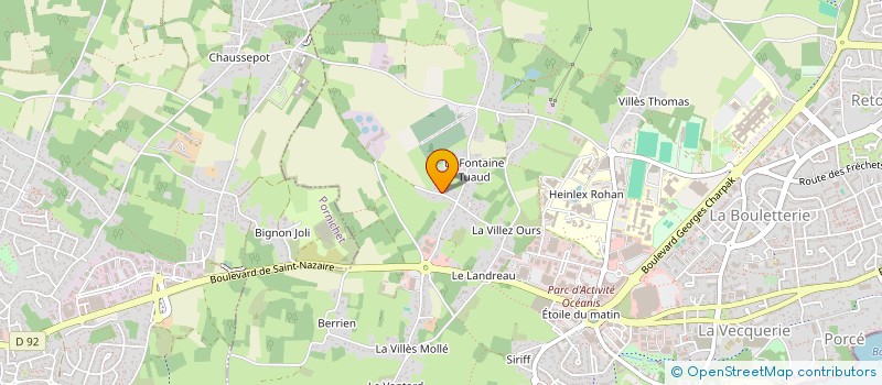 localisation de l'entreprise OCEANIS 3  SAINT-NAZAIRE