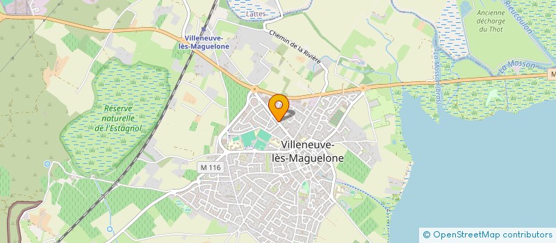 localisation de l'entreprise OCEANIS à VILLENEUVE-LES-MAGUELONE