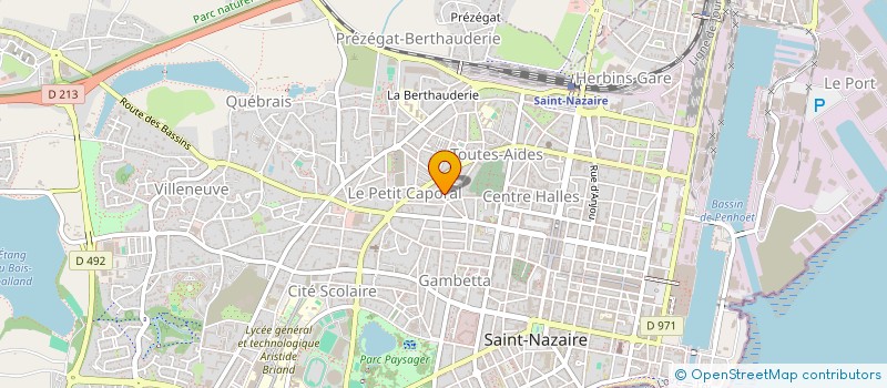 localisation de l'entreprise OCEANIS FERMETURES COMPOSITE à SAINT-NAZAIRE