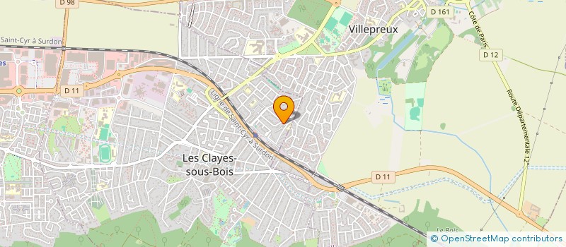 localisation de l'entreprise OCEANO à LES CLAYES-SOUS-BOIS