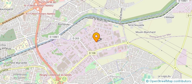 localisation de l'entreprise OCEANO BOIS- OSSATURE DE MAISONS BOIS à PERIGNY