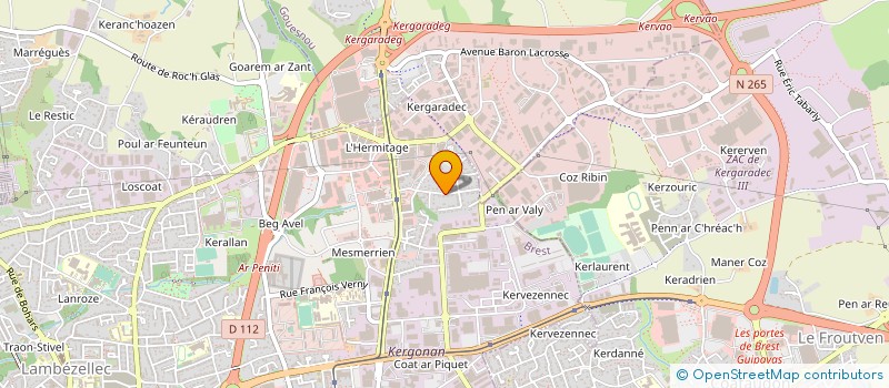 localisation de l'entreprise OCEANOGRAFIK à BREST