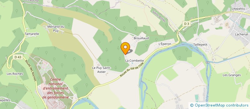 localisation de l'entreprise OCEANOL à SAINT-ASTIER