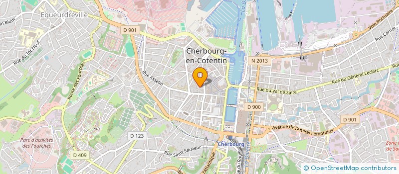localisation de l'entreprise OCEANOS à CHERBOURG-EN-COTENTIN