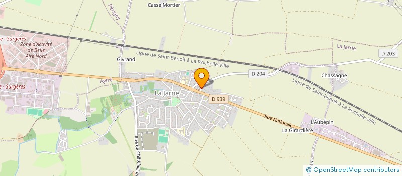 localisation de l'entreprise OCEANOS PROMOTIONS  LA JARNE