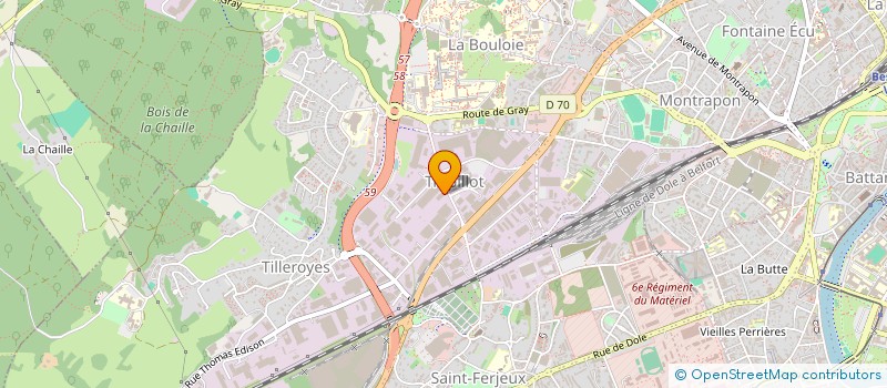 localisation de l'entreprise OCEANS ET TERROIRS  BESANCON