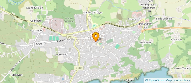 localisation de l'entreprise OCEDICE  CROZON