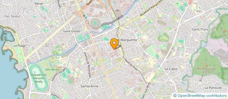 localisation de l'entreprise OCEFLO à MARSEILLE