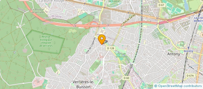 localisation de l'entreprise OCEHAN à VERRIERES-LE-BUISSON