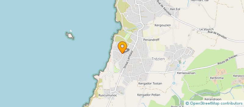 localisation de l'entreprise OCEL  PLOUARZEL