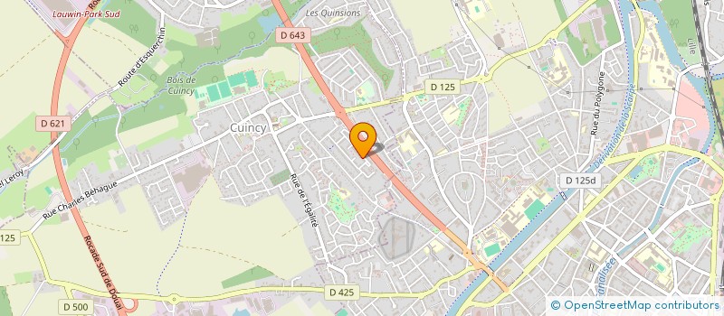 localisation de l'entreprise OCELANGALE  CUINCY