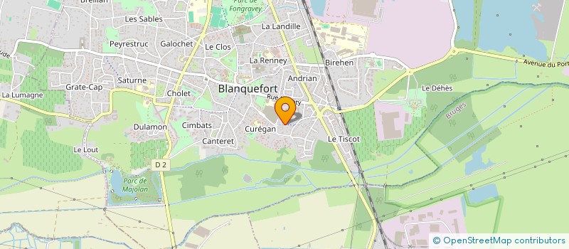localisation de l'entreprise OCELIAN à BLANQUEFORT