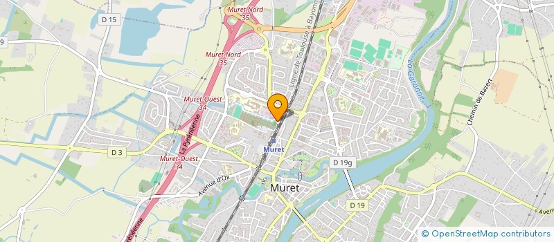 localisation de l'entreprise OCELIE  MURET